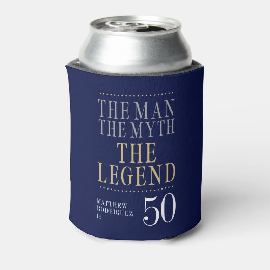 50歳の誕生日おめでとう 神話と伝説の人 缶クーラー (缶裏面)
