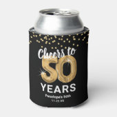 50歳の誕生日おめでとう 缶クーラー (缶正面)