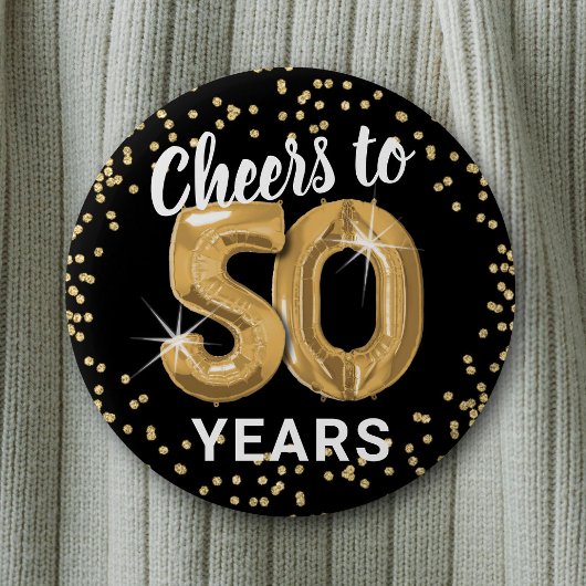 50歳の誕生日おめでとう 缶バッジ