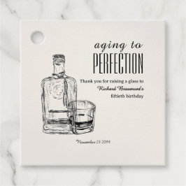 50歳の誕生日おめでとう Men's Vintage Aging to Perfection フェイバータグ