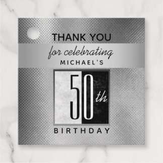 50歳の誕生日お礼 フェイバータグ