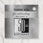50歳の誕生日お礼 フェイバータグ (裏面)