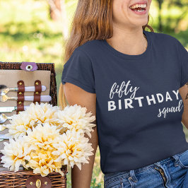 50歳の誕生日お祝いグループ タイポグラフィーデザイン シンプル モダン オリジナル トライブレンドＴシャツ