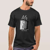 50歳の誕生日お祝い Tシャツ (正面)