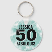 50歳の誕生日におしゃれに！ キーホルダー (正面)