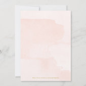 50歳の誕生日におめでとうのブッシュとゴールドの招待状 招待状 (裏面)