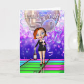 50歳の誕生日のグリーティングカード – まだ50歳の高さ カード (正面)