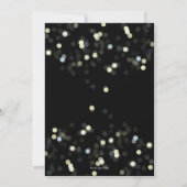 50歳の誕生日の招待状ブライトライト 招待状 (裏面)