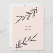 50歳の誕生日の招待状 招待状 (裏面)