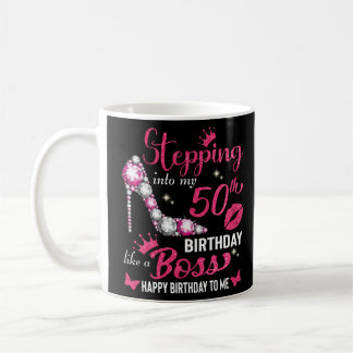 50歳の誕生日をボスのように コーヒーマグカップ