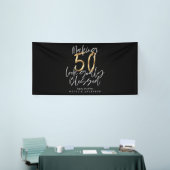 50歳の誕生日を楽しく見せ賛美ること 横断幕 (トレードショー)