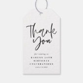 50歳の誕生日を楽しめ感謝している ギフトタグ (裏面)