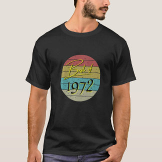 50歳の誕生日を祝う男性のための1972年のベスト Tシャツ