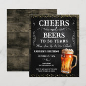 50歳の誕生日を祝おうCheers and Beersパーティーの予算 (正面/裏面)