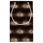 50歳の誕生日を迎えるマルケの灯 スモールペーパーバッグ (裏面)