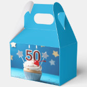 50歳の誕生日カップケーキ フェイバーボックス (裏面)