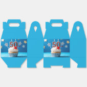 50歳の誕生日カップケーキ フェイバーボックス (見開き)