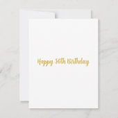 50歳の誕生日ギターロック50 パーソナライズされた (裏面)