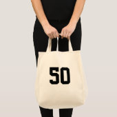 50歳の誕生日ギフトバッグ トートバッグ (正面(商品))