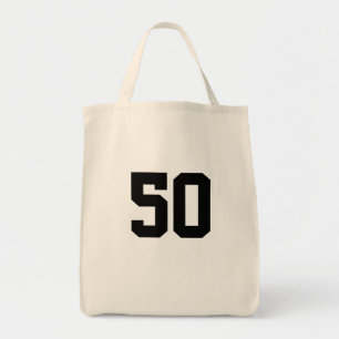 50歳の誕生日ギフトバッグ トートバッグ