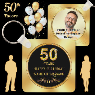 50歳の誕生日ギブアウェイのアイデア, 50歳の誕生日 キーホルダー