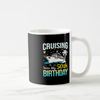 50歳の誕生日クルーズへ 50歳の誕生日 コーヒーマグカップ