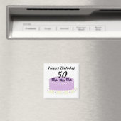 50歳の誕生日ケーキ マグネット (インサイチュ (食洗機))
