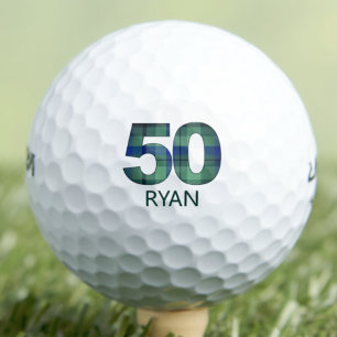 50歳の誕生日ゴルフギフト ボーイフレンド用 ブルーブラッド ゴルフボール