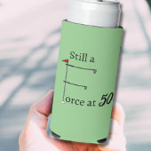 50歳の誕生日ゴルフテーマでスティルアフォース スリム缶クーラー