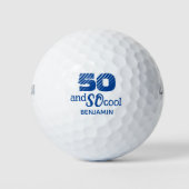 50歳の誕生日ゴルフボール 50年パーティー ゴルフボール (正面)