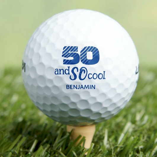 50歳の誕生日ゴルフボール 50年パーティー ゴルフボール