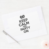 50歳の誕生日デザイン 長方形シール (封筒)