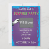 50歳の誕生日ハゲ男サプライズ 招待状 (裏面)