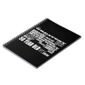 50歳の誕生日パもっとも偉大ーティー ノートブック (左側)