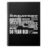 50歳の誕生日パもっとも偉大ーティー ノートブック (正面)