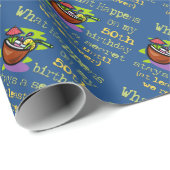 50歳の誕生日パーティギフト。私の50日に何が起こるか ラッピングペーパー (ロールコーナー)