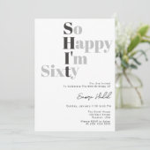 50歳の誕生日パーティーだから嬉しい 招待状 (スタンド正面)