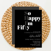 50歳の誕生日パーティーだから嬉しい 招待状