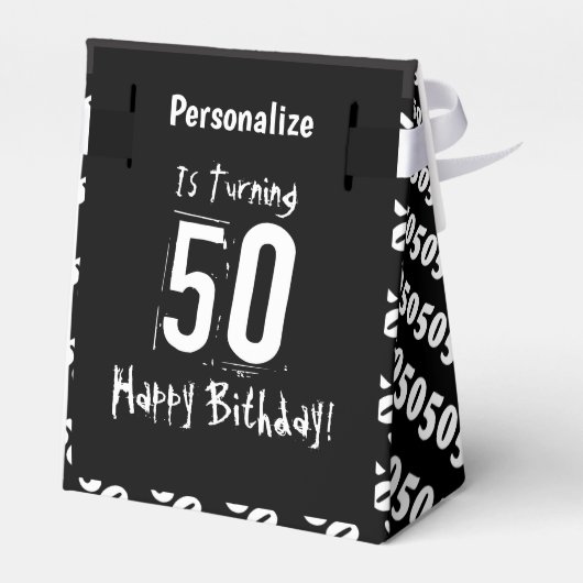 50歳の誕生日パーティーだ フェイバーボックス (裏面サイド)