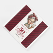 50歳の誕生日パーティーのナプキン 面白い ユニークなおばあさん (コーナー)