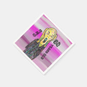 50歳の誕生日パーティーの装飾 スタンダードカクテルナプキン (角)