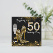 50歳の誕生日パーティーへようこそ 招待状 (スタンド正面)