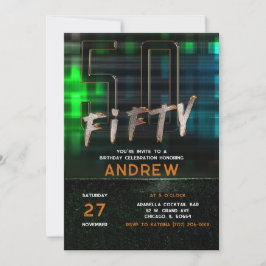 50歳の誕生日パーティーアイデア メンズ 招待状
