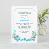 50歳の誕生日パーティーエレガント招待状 招待状 (スタンド正面)