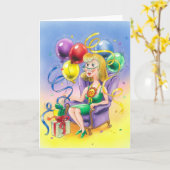 50歳の誕生日パーティー別の美しい誕生日デー カード (黄色い花)