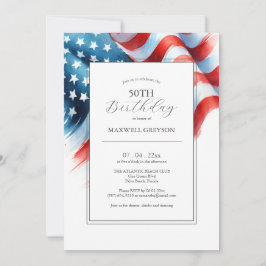 50歳の誕生日パーティー招待状アメリカ 招待状