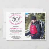 50歳の誕生日パーティー招待状 招待状 (正面)