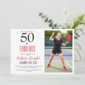 50歳の誕生日パーティー招待状 | 50歳の誕生日パーティー招待状 招待状 (スタンド正面)