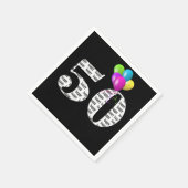 50歳の誕生日パーティー風船 スタンダードカクテルナプキン (角)