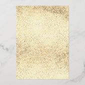 50歳の誕生日パーティー50th Birthday 箔招待状 (裏面)